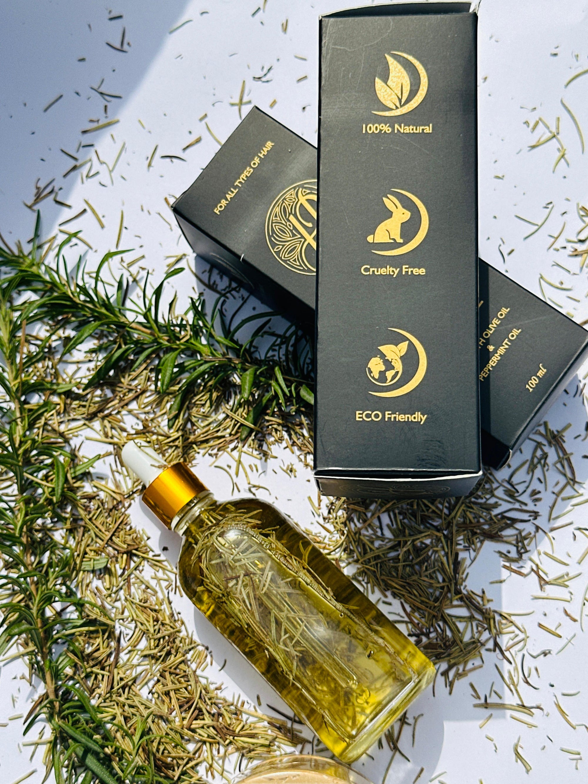 HERBAL BLISS   ROSEMARY HAIR OIL - 100ML - Herbal Bliss 