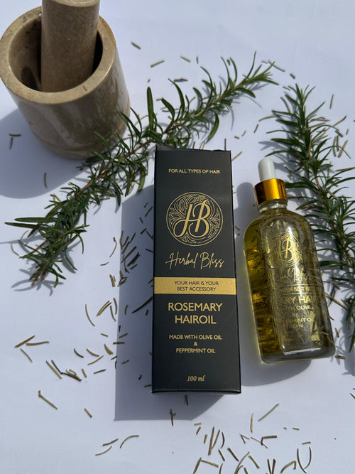 HERBAL BLISS   ROSEMARY HAIR OIL - 100ML - Herbal Bliss 